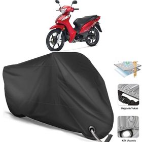 Coverplus Kanuni Fox Siyah Motosiklet Branda