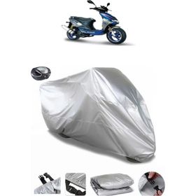 Coverplus Kanuni Hussar 125 Gri Arka Çanta Uyumlu Su Geçirmez Motosiklet Brandası