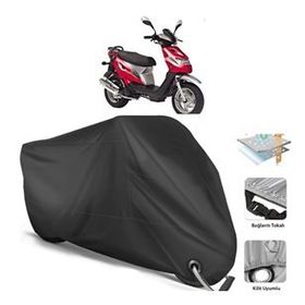 Coverplus Kanuni Popcorn 90 Siyah Motosiklet Branda