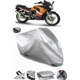Coverplus Kanuni Racer 200 Gri Arka Çanta Uyumlu Su Geçirmez Motosiklet Brandası