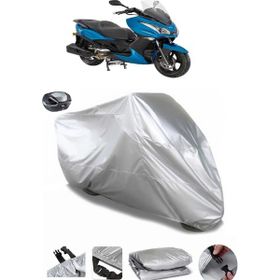 Coverplus Kanuni Reha 250 Gri Arka Çanta Uyumlu Su Geçirmez Motosiklet Brandası