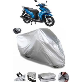 Coverplus Kanuni RS 125 Gri Arka Çanta Uyumlu Su Geçirmez Motosiklet Brandası