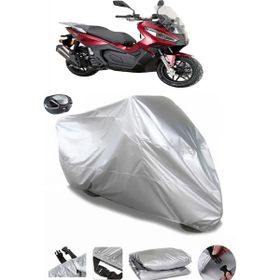 Coverplus Kanuni Seha 150 Gri Arka Çanta Uyumlu Su Geçirmez Motosiklet Brandası