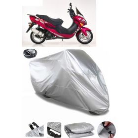 Coverplus Kanuni Storm 150 Gri Arka Çanta Uyumlu Su Geçirmez Motosiklet Brandası
