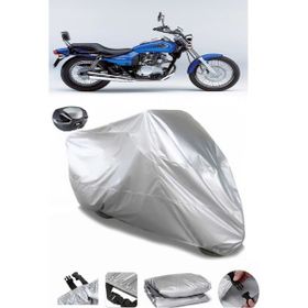 Coverplus Kawasaki EL 125 Gri Arka Çanta Uyumlu Su Geçirmez Motosiklet Brandası