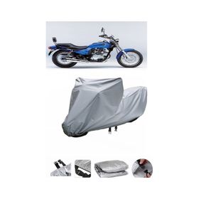 Coverplus Kawasaki EL 125 Gri Su Geçirmez Motosiklet Brandası