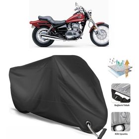 Coverplus Kawasaki EN 500 Siyah Motosiklet Branda