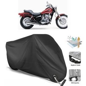 Coverplus Kawasaki EN 500 Siyah Motosiklet Branda