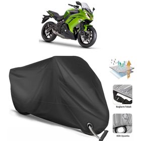 Coverplus Kawasaki ER-6F Siyah Motosiklet Branda