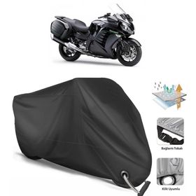 Coverplus Kawasaki GTR 1400 Siyah Motosiklet Branda