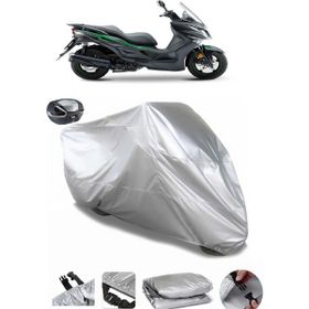 Coverplus Kawasaki J 300 Gri Arka Çanta Uyumlu Su Geçirmez Motosiklet Brandası