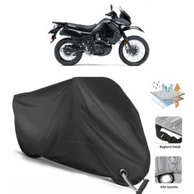 Coverplus Kawasaki KLR 650 Siyah Motosiklet Branda