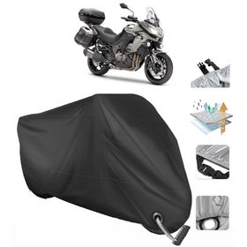 Coverplus Kawasaki KLZ 1000 Versys Siyah Motosiklet Branda