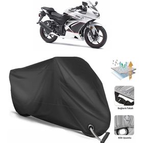 Coverplus Kawasaki Ninja 250R Siyah Motosiklet Branda