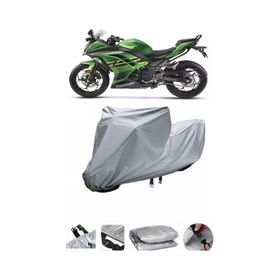Coverplus Kawasaki Ninja 300 Gri Su Geçirmez Motosiklet Brandası