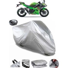 Coverplus Kawasaki Ninja 400 Gri Arka Çanta Uyumlu Motosiklet Brandası