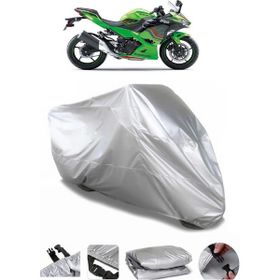 Coverplus Kawasaki Ninja 400 Gri Su Geçirmez Motosiklet Brandası