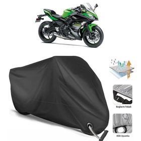 Coverplus Kawasaki Ninja 650 KRT Edition Siyah Motosiklet Branda