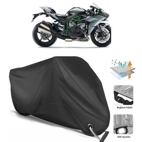 Coverplus Kawasaki Ninja H2 Carbon Siyah Motosiklet Branda