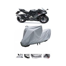 Coverplus Kawasaki Ninja ZX-6R Gri Su Geçirmez Motosiklet Brandası