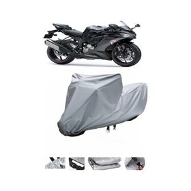 Coverplus Kawasaki Ninja ZX-6R Gri Su Geçirmez Motosiklet Brandası