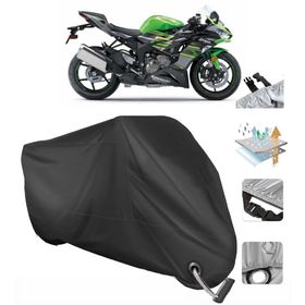 Coverplus Kawasaki Ninja ZX-6R Siyah Motosiklet Branda
