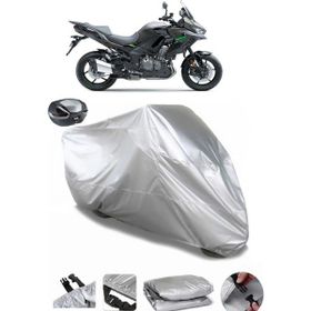 Coverplus Kawasaki Versys 1000 Gri Arka Çanta Uyumlu Su Geçirmez Motosiklet Brandası