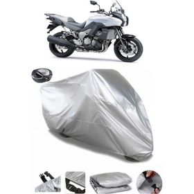 Coverplus Kawasaki Versys 1000 SE Gri Arka Çanta Uyumlu Su Geçirmez Motosiklet Brandası