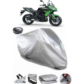 Coverplus Kawasaki Versys 650 Gri Arka Çanta Uyumlu Su Geçirmez Motosiklet Brandası
