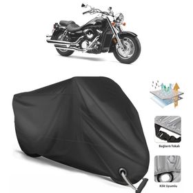 Coverplus Kawasaki VN 1600 Siyah Motosiklet Branda