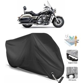 Coverplus Kawasaki VN 1700 Nomad Siyah Motosiklet Branda