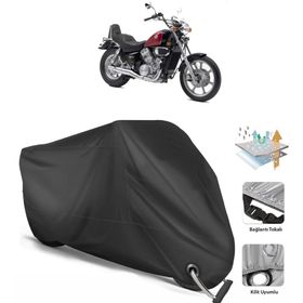 Coverplus Kawasaki VN 750 Vulcan Siyah Motosiklet Branda