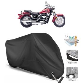 Coverplus Kawasaki VN 800 Classic Siyah Motosiklet Branda