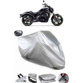 Coverplus Kawasaki Vulcan S Gri Arka Çanta Uyumlu Su Geçirmez Motosiklet Brandası