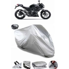 Coverplus Kawasaki Z 300 Gri Arka Çanta Uyumlu Su Geçirmez Motosiklet Brandası