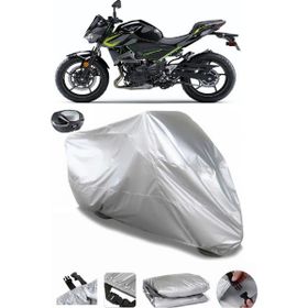 Coverplus Kawasaki Z 400 Gri Arka Çanta Uyumlu Motosiklet Brandası