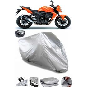 Coverplus Kawasaki Z 750 Gri Arka Çanta Uyumlu Su Geçirmez Motosiklet Brandası
