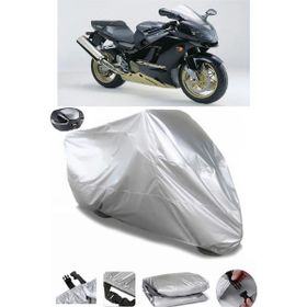 Coverplus Kawasaki ZX-12 R Gri Arka Çanta Uyumlu Su Geçirmez Motosiklet Brandası