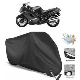 Coverplus Kawasaki ZZR 1100 Siyah Motosiklet Branda