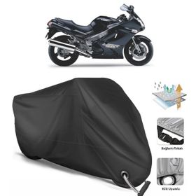 Coverplus Kawasaki ZZR 1200 Siyah Motosiklet Branda