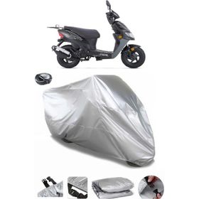 Coverplus Keeway Hurricane Gri Arka Çanta Uyumlu Su Geçirmez Motosiklet Brandası