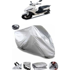 Coverplus Kral Motor Ares 125 Gri Arka Çanta Uyumlu Motosiklet Brandası
