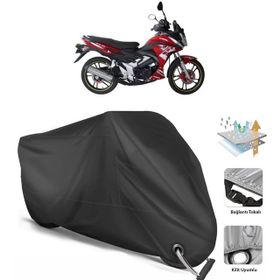 Coverplus Kral Motor KR-100-16 Siyah Motosiklet Branda