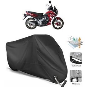 Coverplus Kral Motor KR-100-16 Siyah Motosiklet Branda
