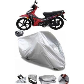 Coverplus Kral Motor KR-50 Burn Gri Arka Çanta Uyumlu Motosiklet Brandası