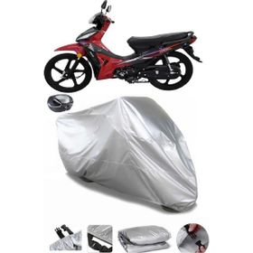 Coverplus Kral Motor KR-50 Capella Gri Arka Çanta Uyumlu Su Geçirmez Motosiklet Brandası