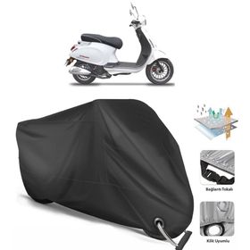 Coverplus KTBG23258 Stmax Milan 50 Siyah Motosiklet Branda