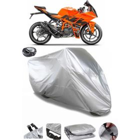 Coverplus KTM 125 RC Gri Arka Çanta Uyumlu Su Geçirmez Motosiklet Brandası