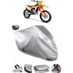 Coverplus KTM 125 SX Gri Arka Çanta Uyumlu Motosiklet Brandası