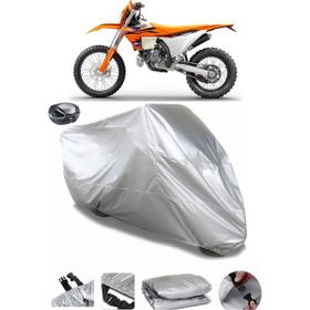 Coverplus KTM 150 EXC TPI Gri Arka Çanta Uyumlu Motosiklet Brandası